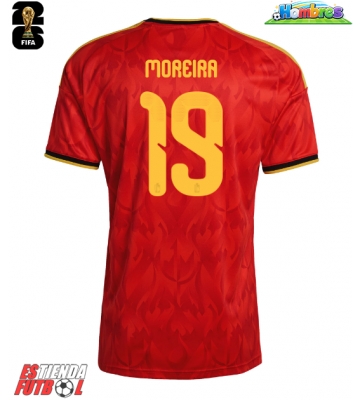 Bélgica Diego Moreira #19 Primera Equipación Mundial 2026 Manga Corta